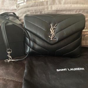 (SOLD) Authentic Black YSL Toy Lou Lou
